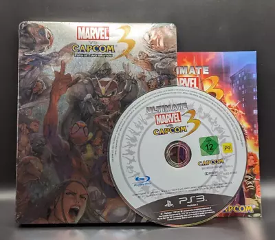 Ultimate Marvel Vs Capcom 3 + Steelbook - Playstation 3 - UK PAL Complete • £29.99