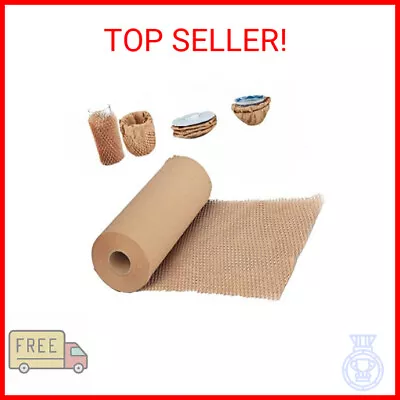 Honeycomb Packing Paper 15 X230' Honeycomb Cushioning Bubble Wrap Paper Roll Fo • $29.66