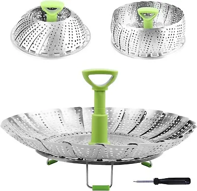 Vegetable Steamer Basket Premium Stainless Steel Veggie Steamer Basket • $10.60