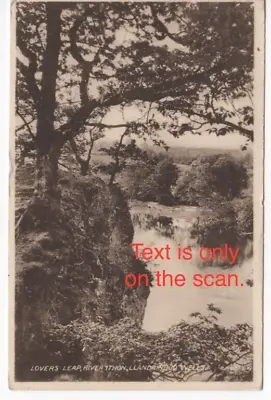 Vintage Postcard Lovers Leap River Ithon Llandrindod Wells. Posted 1949. • £3.99