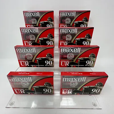 Maxwell UR 90 Cassette 90 Minutes Lot Of 8 Normal Bias Factory Sealed READ • $21.99