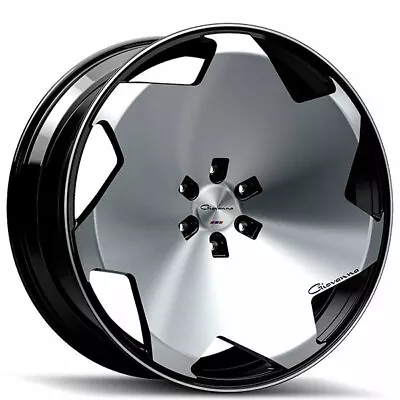 22  Staggered Giovanna Wheels Masiss Black Machined Rims Set Deal (b5) • $2800