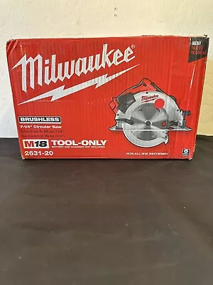 MILWAUKEE 2631-20 M18 Brushless 7-1/4  Circular Saw (TOOL ONLY) • $140