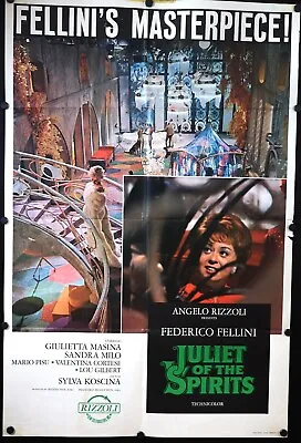 Juliet Of The Spirits - 1965 Original One Sheet Poster. Fellini Marina Foreign • $194.95