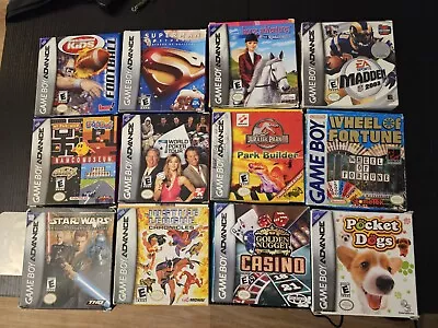 Gameboy And Gameboy Advance Games Lot • $110