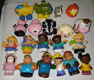 Lot Of 20 Fisher Price Little People Figures - People / Animals / Vehicles • $49.99