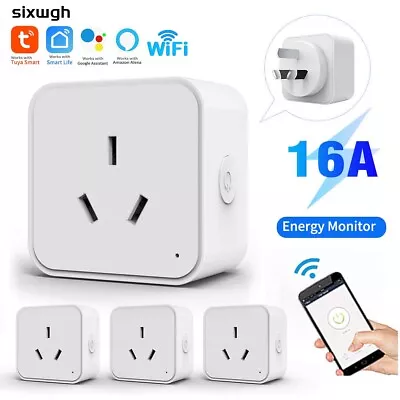 For Alexa Google Home Smart Sockets AU Plug Switch WiFi / Zigbee Voice Control • $24.99