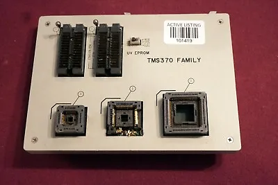  Texas Instruments TMS370 FAMILY PLCC/ EPROM Programmer  **RARE FIND** • $500