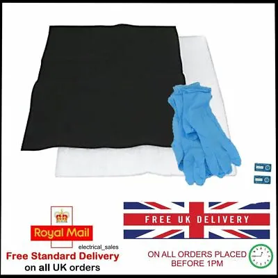 Cooker Hood Filter Foam Grease & Carbon Nitrile Gloves And Replacement Indicator • £8.99