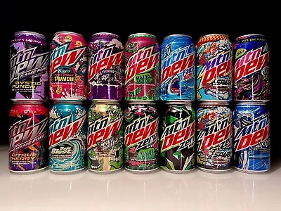 🚨 New Limited Edition MOUNTAIN DEW 2 CANS Variety Snacks Soda Popular Flavors • $11.99