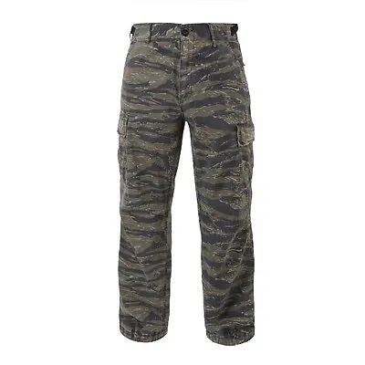 Rothco 4487 Tiger Stripe Camo Vintage Vietnam Fatigue Rip-Stop Pants • $51.99