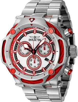 Invicta Bolt Chronograph Quartz Silver Dial Men's Watch 42106 • $189.18