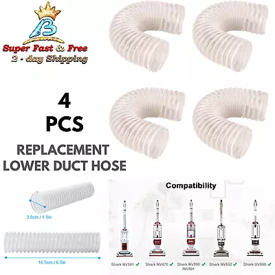 $22.25 • Buy Vacuum Cleaner Floor Lower Nozzle Duct Hose Replacement For Shark Rotator 4 Pack