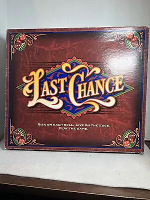$23.99 • Buy Last Chance Dice Rolling Board Game Vintage Milton Bradley No ￼ ￼Instructions