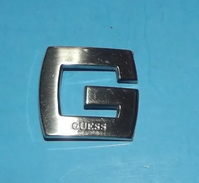 Belt Buckle Metal Silver- Tone Guess Brand Belt Buckle  G  Logo 1.5 X1.5 Vintage • $16