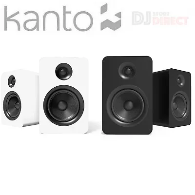 KANTO YU PASSIVE 6 5.25  Bookshelf Speakers 200W Home Audio Surround Sound Music • £189