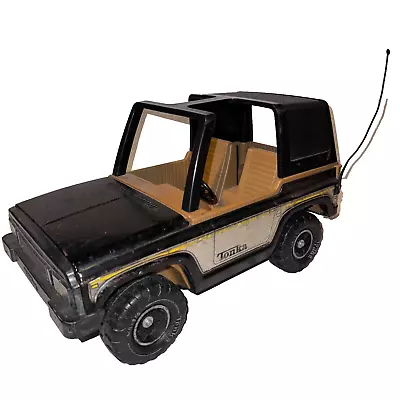 Vintage 1970s Tonka MR-970 4x4 Metal Bronco Blazer Jeep Gold/Black USA W/Antenna • $30