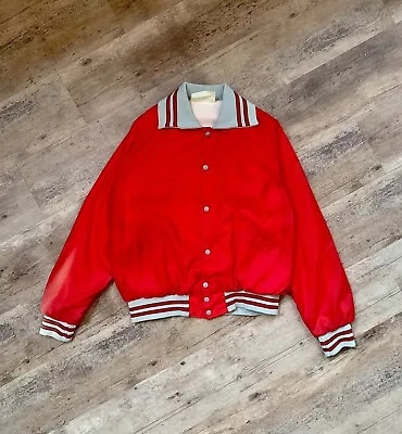 Vintage Red Nylon Jacket • $26