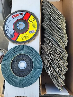 CGW 42702 7 X 7/8 Z3 -40-T27 40 GRIT Z DSA 3212 Metal Steel Stainless Flap Disc • $20