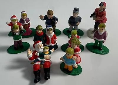 10 Model Train Scenery Figures Vintage Miniature People Christmas 1 1/4  Tall • $19.99