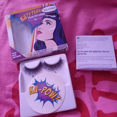 Eylure Katy Perry Color Pop Lashes Ka-Pow False Fake Eyelashes Violet Purple New • £19.99