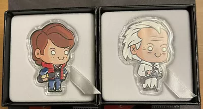 2020 Back To The Future Marty McFly And Doc Brown 1 Oz Silver 🔥2 Coin Set🔥 • $399