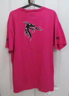 Volvo Ocean Race Djuice Dragons 2001-2002 T-Shirt Pink Mens Size X Large Vintage • $14.95