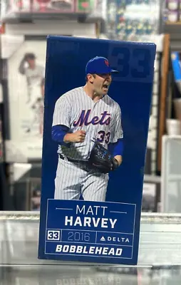 Matt Harvey Bobblehead New York Mets Sga Nib New In Box • $24.99