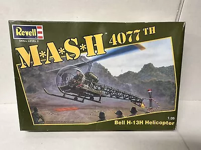 Revell MASH 4077th Bell H-13H Helicopter 1:35 Model Kit #4334 Unassembled 1994 • $60