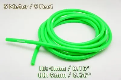 $10.99 • Buy 3 Metre Green Silicone Vacuum Hose Air Engine Bay Dress Up 4mm Fit Alfa Fiat