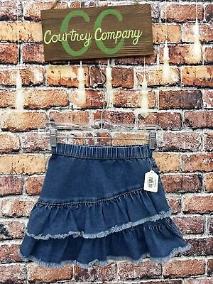 Cat & Jack Girls Skirt Size S Denim  • $10.99