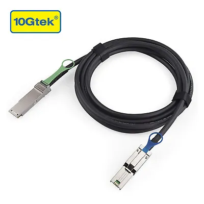 External SAS Cable QSFP SFF-8436 To SFF-8088 SAS Cable For NetApp DS4243 DS4246  • $26.09