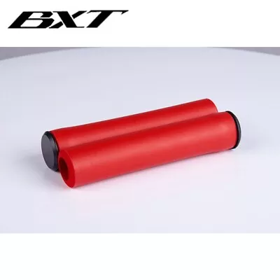 MTB Soft Foam Silicone Handle Bar Grips Mountain Bike Handlebar Grips 1Pair Red • $0.10