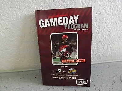 2010 Colorado Mammoth  Gameday Program 2/27/10 • $6.99