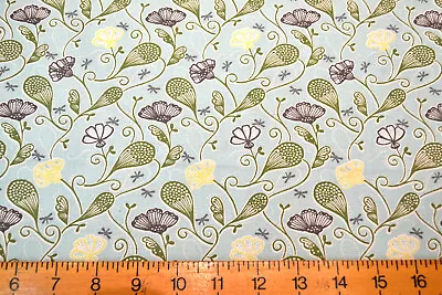 100% Cotton Baby Fabric Floral Vintage Ditsy Dress Craft Material - V&A Museum • £4.99