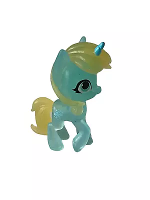 MLP My Little Pony Snow Party Advent Countdown Blue Unicorn Yellow Figure NEW • $4.95