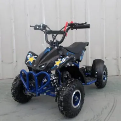 Kids Mini Quad Bike Petrol BLUE Quad ATV Off Road 2 Stroke 49cc • £399.99