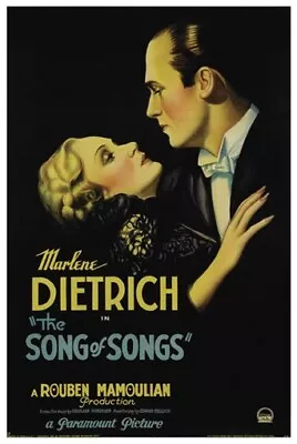 The Song Of Songs Marlene Dietrich Cult Movie Poster Print #3 • $6.49