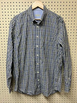 Barbour Mens Multi Color Long Sleeve Button Check Shirt SZ XL • $27.99