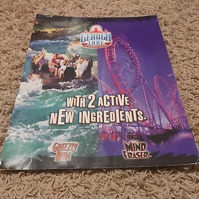 Geauga Lake 1996 Media Folder Mind Eraser Grizzly Run Six Flags Sea World Guide • $29.99