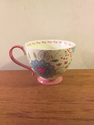 Waitrose Home Mug Floral Footed (b) • £11.50
