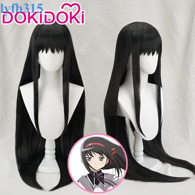 Puella Magi Madoka Magica Anime Cosplay Akemi Homura Long Hair Wig Hairpiece • $41.99