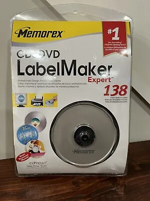 Memorex CD & DVD Label Maker Expert 135 Labels & Software Included New 2006 • $19.99