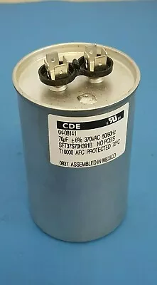 Capacitor Motor Starter 70 Uf 370 VAC Round Oil Filled CDE SFT37S70H391B • $24