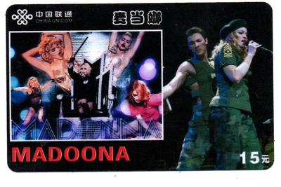£1.75 • Buy China: Phone Card - Madonna Louise - Sexy Girl - US Singer/604
