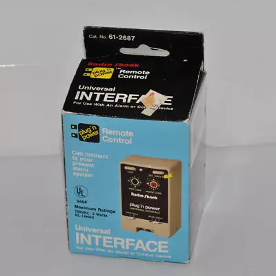 $39.99 • Buy Radio Shack X10 Plug 'n Power Universal Interface Module 61-2687 - New