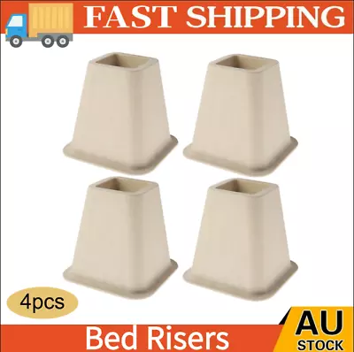 4X Furniture Raisers Risers Chair Bed Riser Stands Elephant Feet Lift Heavy Duty • $17.10