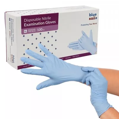 Blue Sail Ppe Gloves (100) Per Single Box • £10.75