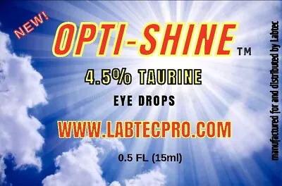 Cataract Eye Drops With 4.5% TAURINE 15ml Vial 2 PACK! • $24.99