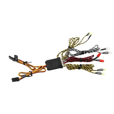 £9.56 • Buy 8 LED Lights Kit Lighting System Kit Linkage Lamp Bar DIY For 1/10 RC Car